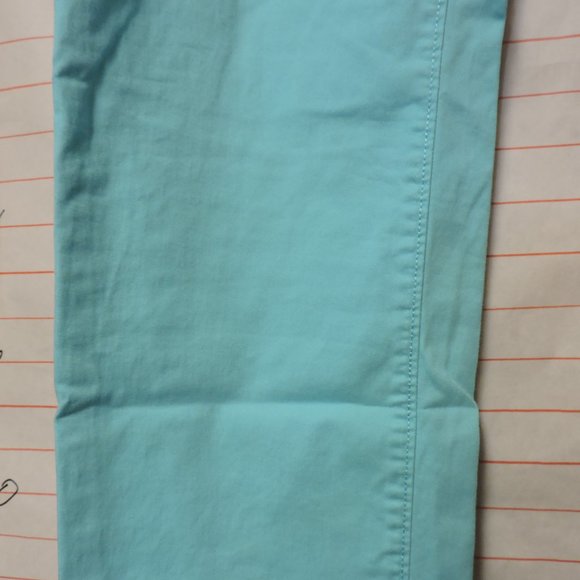 JCP women's pants sz 12 blue-green - Picture 8 of 9